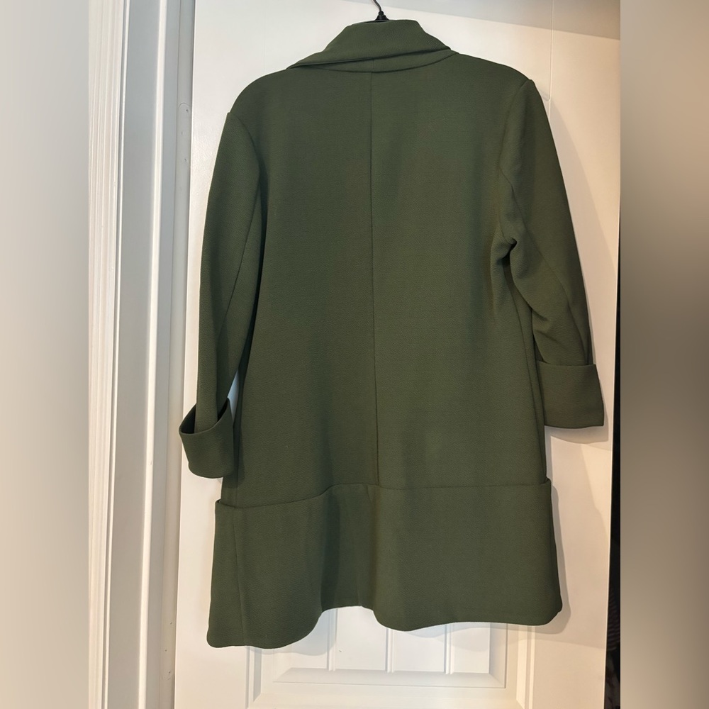 NWT French Mauve Olive Green Blazer - Picture 5 of 5